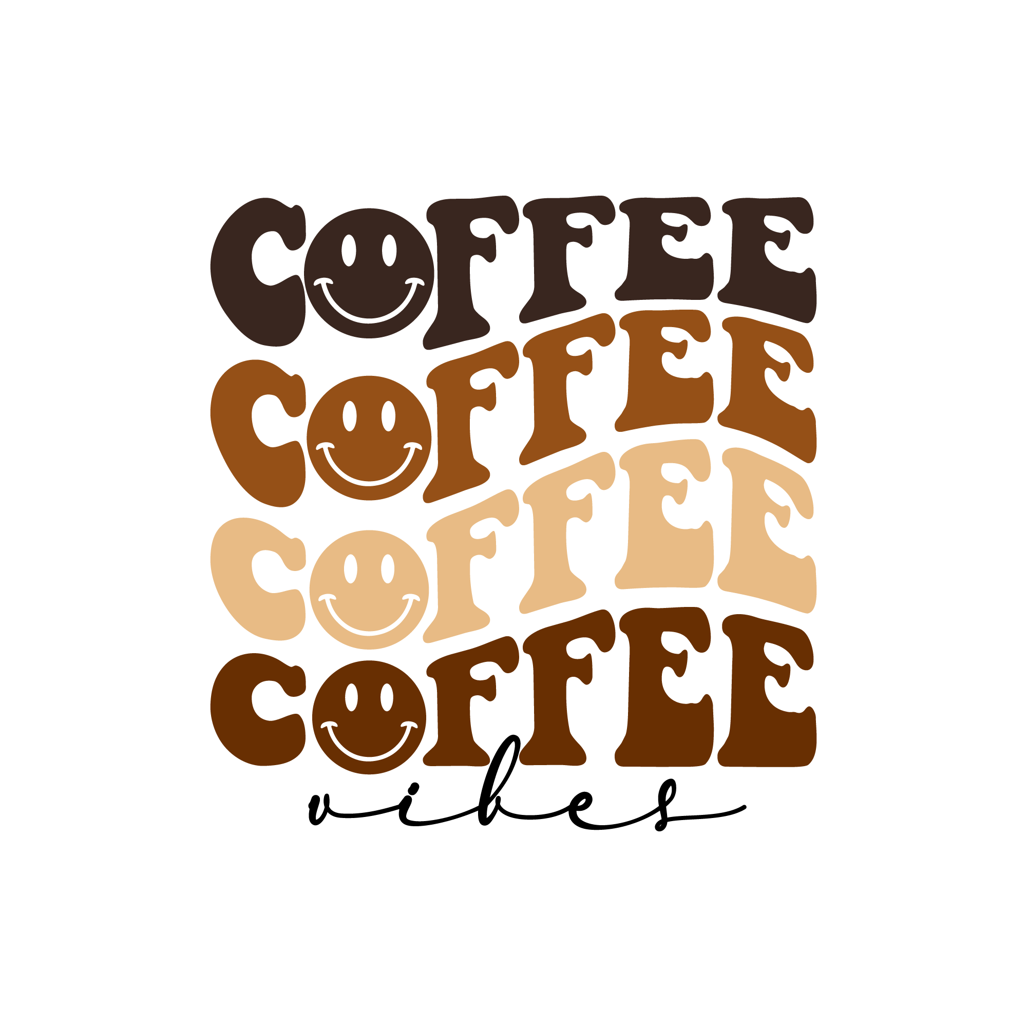 Coffee Vibes Smiley